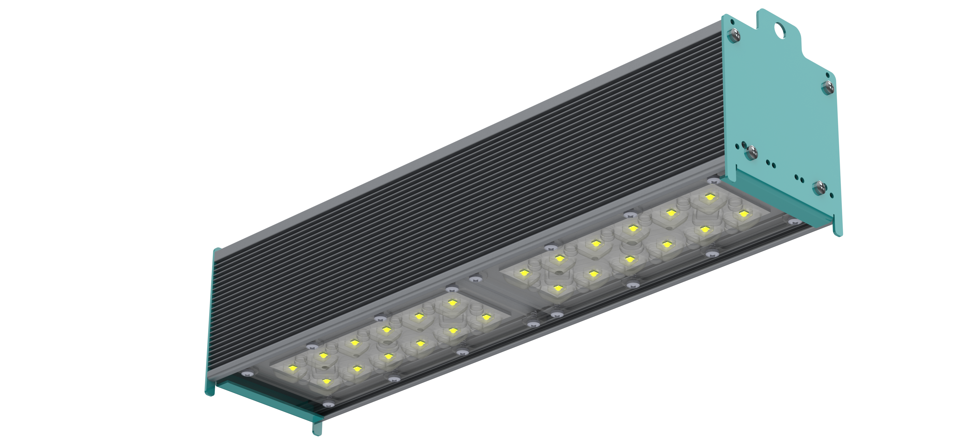 Светодиодный промышленный линейный светильник i-lux 64 M RayLux, фото